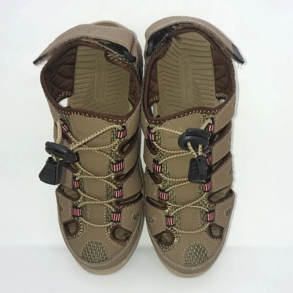 Eddie‎ Bauer Blakely Closed Toe Sandals Women's Size 7 M Brown
